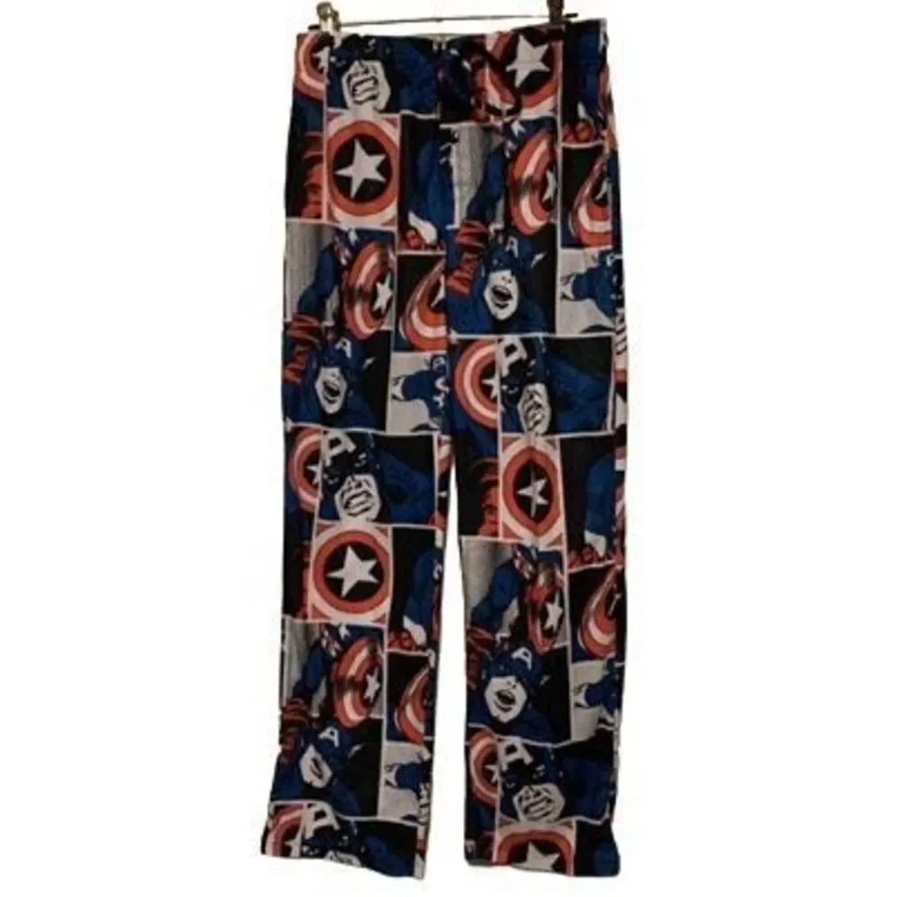Marvel Captain America Size Small Lounge Pajama Pants